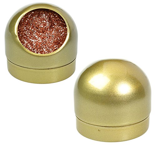 Breynet Welding Soldering Solder Iron Tip Cleaner Wire with Stand Cleaning Ball Holder with Steel Wire Sponge 2pcs - Thumbnail 3