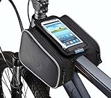 ArcEnCiel Water Resistant Front Top Tube Pannier Bike Frame Storage Bag Mobile Phone Holder ≤ 5.7