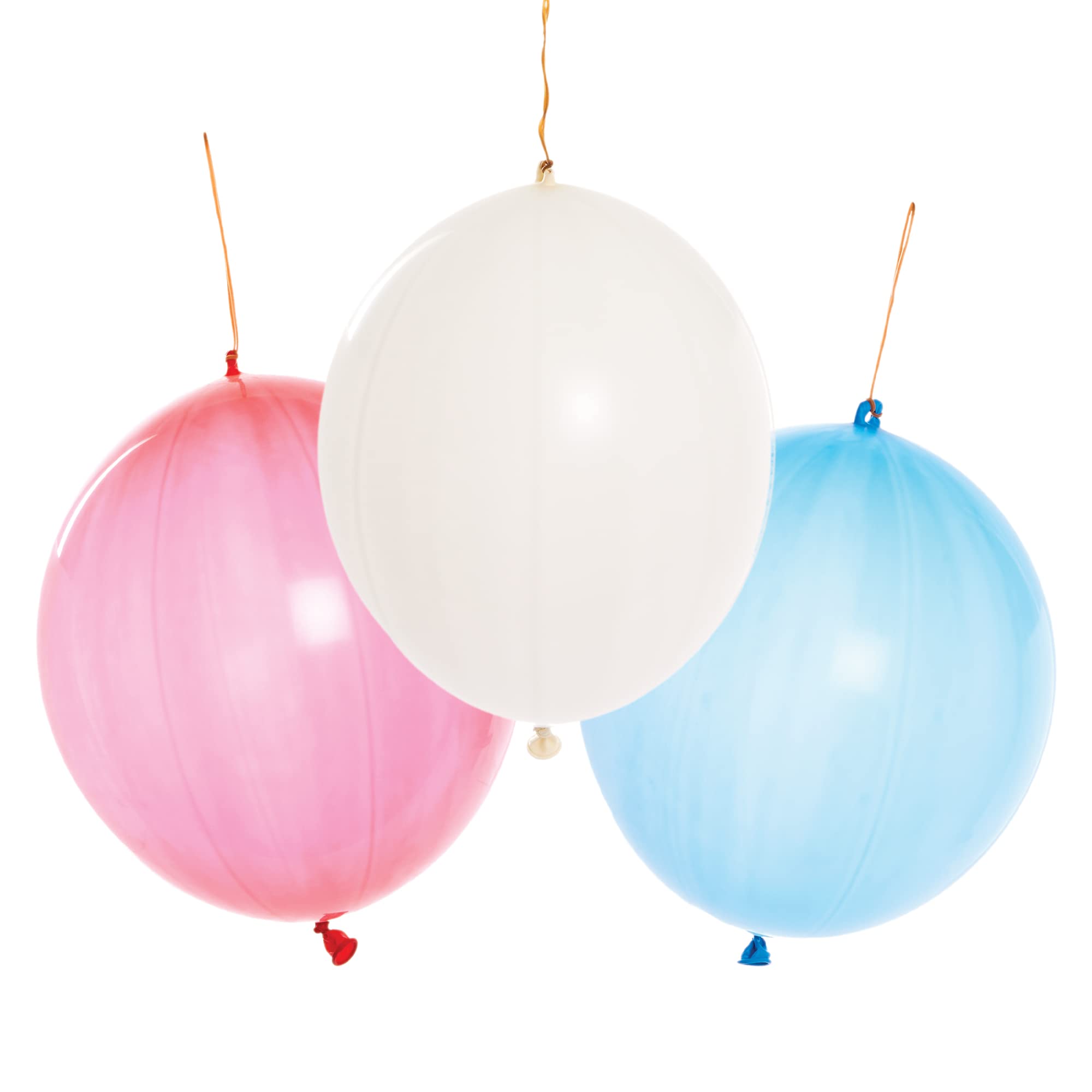 Baker Ross CN129 Red, White and Blue Punching Balloons for VJ Day 80th Anniversary - Pack of 10, Party Bag Fillers for British Themed Parties