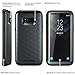 Clayco Hera Series Full-Body Rugged Built-in Screen Protector Case for Samsung Galaxy S8 (2017 Release), Black