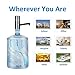 CLAKION Wireless Automatic Electric Water Pump Dispenser, Portable Water Drinking Button Pump Dispenser