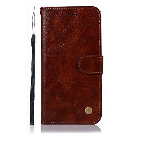 TOTOOSE Motorola Moto Z3 Play Case Cover, Protector Excellent Anti-Scratch Wallet Case [Card Pocket] Protective Shell Armor Hybrid Shockproof Rubber Bumper Cover with Card Slot Holder - Coffee