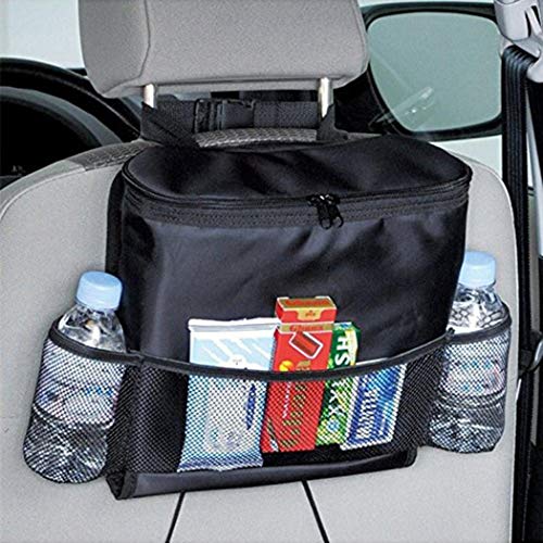 Benlet Auto Car Back Seat Multi Pockets Storage Organizer Holder Insulation Bag Audio Integration Devices