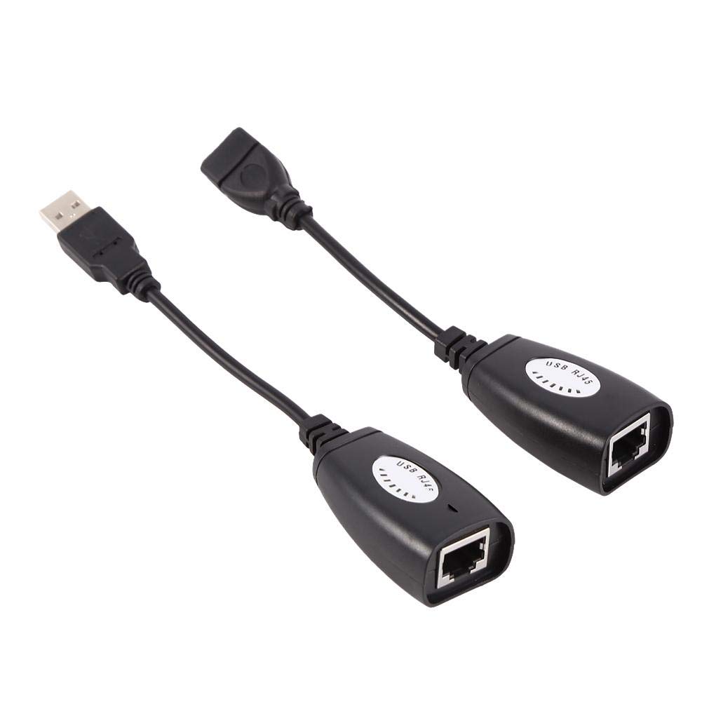 USB 2.0 To RJ45 Ethernet Extension Extender Network Adapter Cable Wired Lan Ideal for use with USB cameras, printers, web cameras, keyboard, mouse extensions and any other USB devices