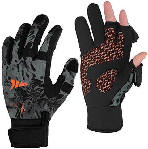 Kastking Mountain Mist Fishing Gloves Cold Winter Weather Fishing Gloves Fishing Gloves For Men And Women Ideal As Ice Fishing Photography Or Hunting Gloves Small Buy Online At Best