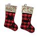 QTDLXFA Personalized Christmas Stockings Home Decoration Gifts for Holiday Party Decorations Gift Set of 2