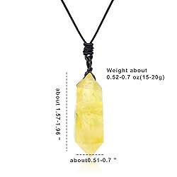 Apengshi Natural Healing Citrine Double Pointed