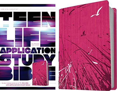 Tyndale NLT Teen Life Application Study Bible (LeatherLike, Pink), NLT Study Bible with Notes and Features, Full Text New Living Translation