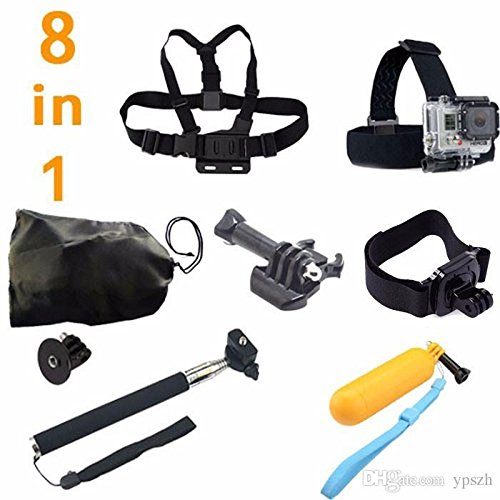 image for UTP Gopro Accessories Monopod Tripod Bobber Floating 8 in 1 Chest Belt
