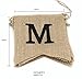 Junxia Miss to Mrs Natural Burlap Banner for Party or Wedding Decoration