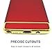 Samsung Galaxy Note 8 Case Xeber Ultra-Thin Hard Premium Matte Shockproof 3 in 1 PC Cover for Galaxy Note 8 (2017) (Samsung Galaxy Note 8, Red)