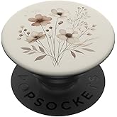 Flower Neutral Floral PopSockets Adhesive PopGrip