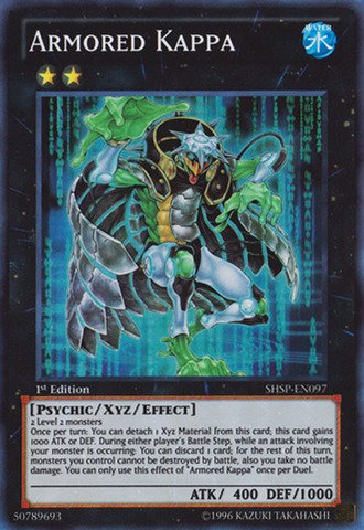 Yu-Gi-Oh! - Armored Kappa (SHSP-EN097) - Shadow Specters - 1st Edition - Super Rare