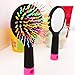 Hilinker Hair Brush - Detangle Hair Easily With No Pain - Good For Wet Or Dry Hair - Adults & Kids Rainbow (Black)