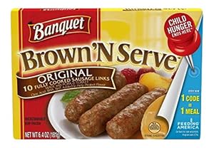 Image of Banquet Brown 'N Serve, Original Sausage Links, 6.4 Ounce, 10-Count