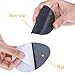 Outus 10 Pairs Anti-slip Shoe Grips Self-Adhesive High-heeled Shoe Pads Protector Sticker Rubber, Black