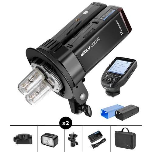 Buy Flashpoint eVOLV 200 TTL Pocket Dual Flash Kit with R2 ProC