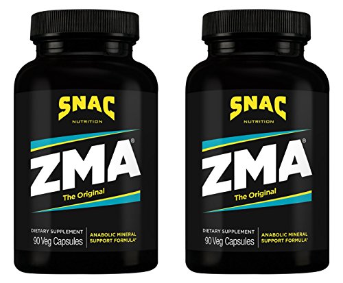 SNAC ZMA The Original Recovery and Sleep Enhancement Formula, 180 Capsules (2 Pack of 90 Count)
