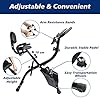 TOLEAD-Exercise-Folding-Bike-2-in-1-Magnetic-Upright-Recumbent-F-bike-with-Arm-Resistance-Bands-Heart-Monitor-and-Adjustable-Seat-Perfect-for-Home-WorkoutIndoor-Gym-BlackImproved-Version TOLEAD Magnetic Resistance Exercise Bike Upright Foldable Bikes with LCD Monitor Adjustable Seat Heart Rate Monitors…