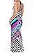 shekiss Women's Sexy Floral Printing Sleeveless Summer Dress Casual Elastic Long Maxi,Flower2,X-Large