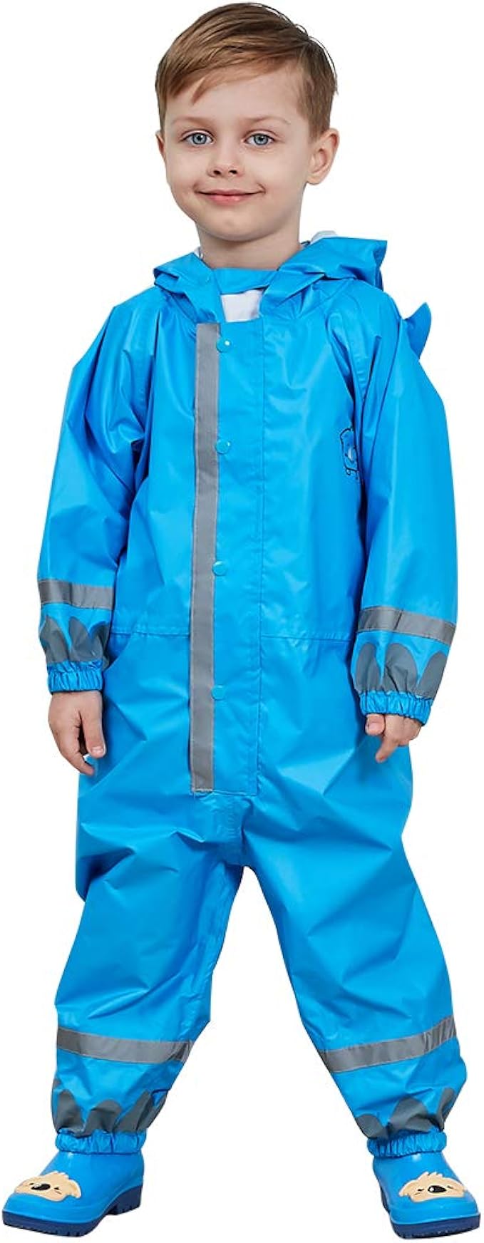 Zilee Kinder Regenanzug Wasserdicht Regen Overall Regenmantel Jungen Madchen Regenkleidung Regenjacke Softshelljacke Regenponcho Outdoorjacke Fur Schule Fussball Wandern Amazon De Bekleidung