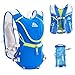 TRIWONDER Hydration Pack Backpack Professional 8L Outdoors Mochilas Trail Marathoner Running Race Cycling Hydration Vest (Blue - with 1.5L Water Bladder)