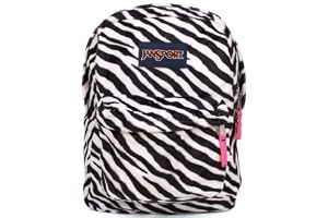 zebra jansport bag High Stakes Backpack Black Miss Flock Fashion Zebra Print Zebra Rucksack Zebra