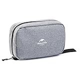Toiletry Bag, Compact Toiletry Bag Large Storage Capacity with Hanging Hook, Waterproof Travel Organizer and Storage as Bathroom Accessories For Men & Women (Urban Grey)