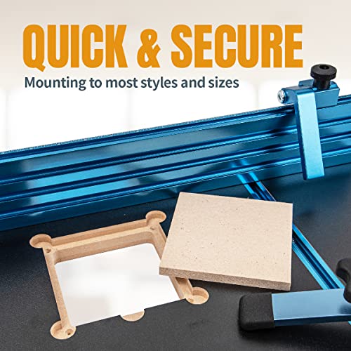 POWERTEC 71539 14"x24" Drill Press Table SetUp Kit w/T Track Fence