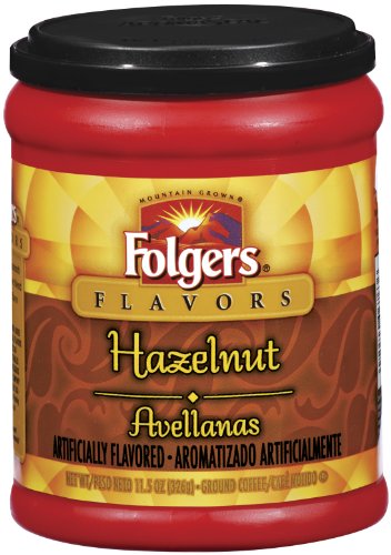 UPC 025500067636, Folgers Hazelnut Coffee, 11.5 Ounce