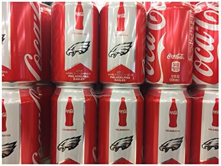 Coca-Cola, 2018 Philadelphia Eagles 6 PACK Can NFL Super Bowl LII Coke 12 FLOZ