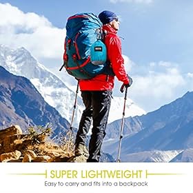 Kootek Camping Hammock Double & Single Portable Hammocks with 2 Hanging Ropes, Lightweight Nylon Parachute Hammocks for… 51cmFUqL4dL