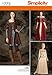 Simplicity 1773 Women's Medieval Dress Ren Faire Costume Sewing Pattern, Sizes 6-14