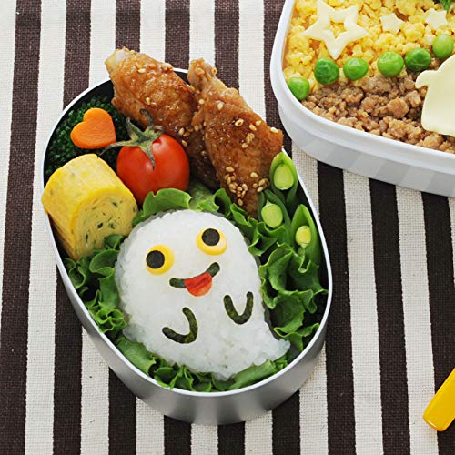 MXY Halloween Ghost Cartoon Rice Mold Little Gourd Shape Rice Ball Bread Maker Creative Sushi Cake Biscuits Sandwich Cookie Tools DIY Bento Kitchen Baking Utensil