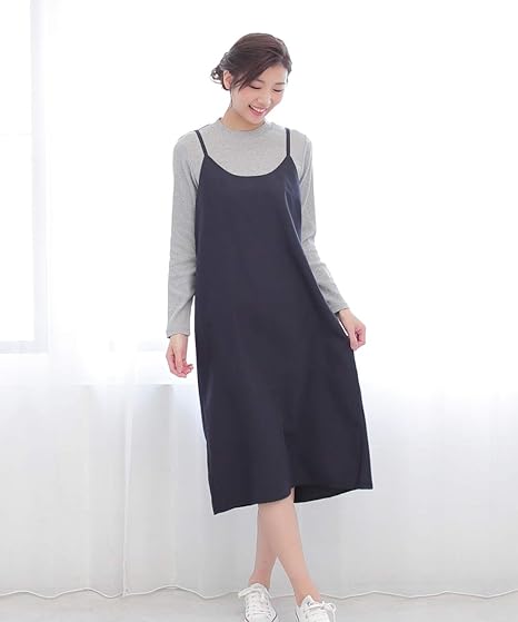 Amazon Co Jp アフタヌーンティー リビング Afternoontea Living プルオーバーキャミワンピースセット ネイビー 服 ファッション小物