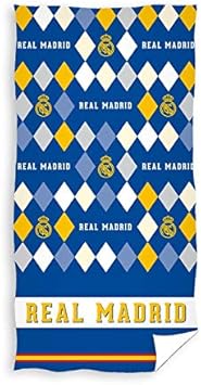 Real Madrid - Toalla de baño 100% algodón, 70 x 140 cm, RM173022-R: Amazon.es: Hogar