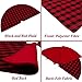 S-DEAL 36 Inches Christmas Tree Skirt Red and Black Plaid Buffalo Double Layers Checked Deco for Holiday Party Mat Xmas Ornaments