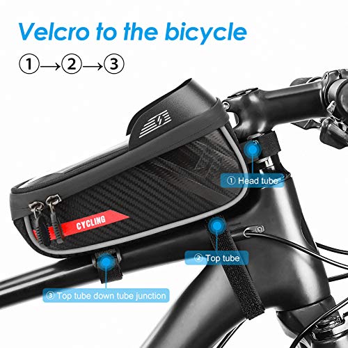 bike frame bag phone