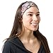 RiptGear Stretch Sport Headband for Women (Dark Unique) — Made of Non-Slip Sweat Wicking Fabric — Great for Yoga, Running or The Gym — Soft Headband That Fits Most Head Sizes — (1-Pack)