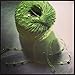Peridot Glow Mini Ladder Glitz Ice Light Bright Green Sparkly Trellis Yarn 31361