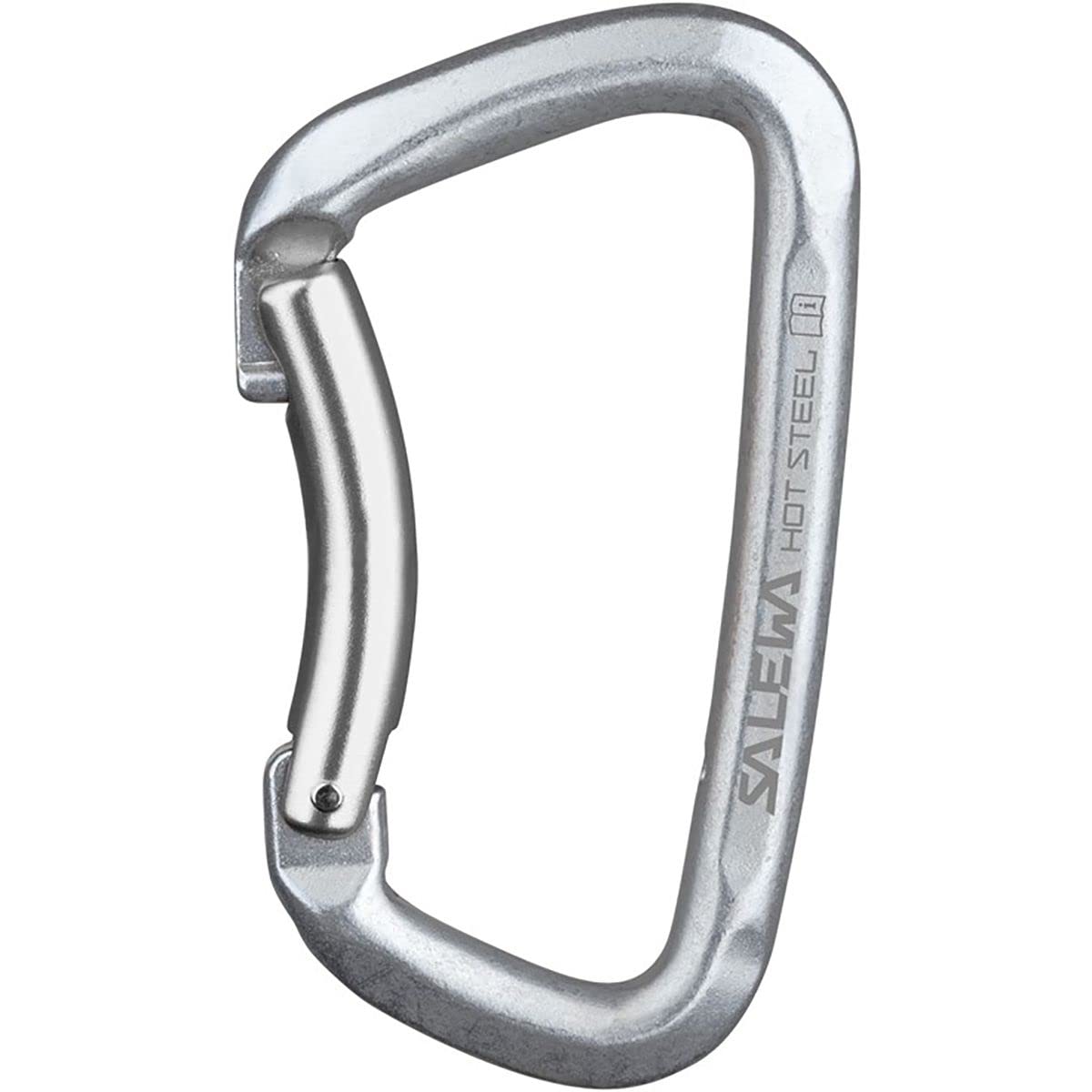 Salewa Hot Steel Bent Carabiner, Steel, Unisex