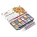 Face Paint Kit - Set of 24 Professional Face & Body Makeup Colors for Kids | Includes Classic, Metallic & UV Colors, 3 Paint Brushes & 30 Stencils | Non Toxic Painting Kits, Perfect for Halloween!