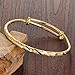Tiffinys Jewelry Love Bangle Bracelet Elegant Christmas Flower Bangles for Women Girls Charming and Sparkles Gold Plated Copper Adjustable Classical Cuff Bracelets Gift for Xmas Bridal Female