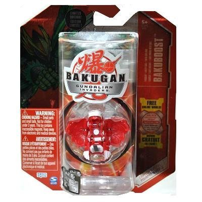 Bakugan Gundalian Invaders Crimson & Pearl EXCLUSIVE LIMITED EDITION (Red) Ventus HAWKTOR 850G w/DNA CODE (FACTORY SEALED)