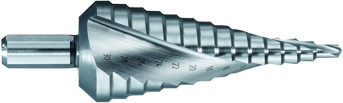 TIVOLY 11448520637 HSS Conical Step Drill Bit, Steel