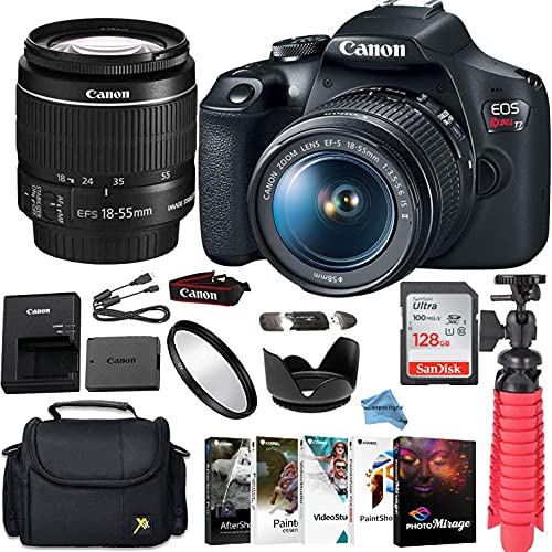 Canon EOS Rebel T7 DSLR Camera Bundle with Canon EFS 1855mm f/3.55.6