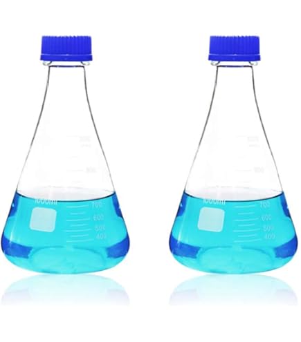 Matraccio Erlenmeyer In Borosilicato 100ml - Con Graduazione, Per Laboratorio E Chimica - Foto 8