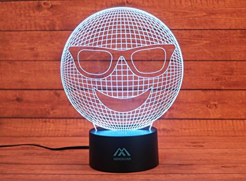 3D very cool Night Light Touch Table Desk Lamps 7 Color LED Touch Table Desk lamps Fashion Creative Home Decoration Gift