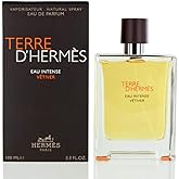 HERMES Terre D'Herm Eau Intense Vetiver Eau De Parfum for Men, 3.4 Ounce