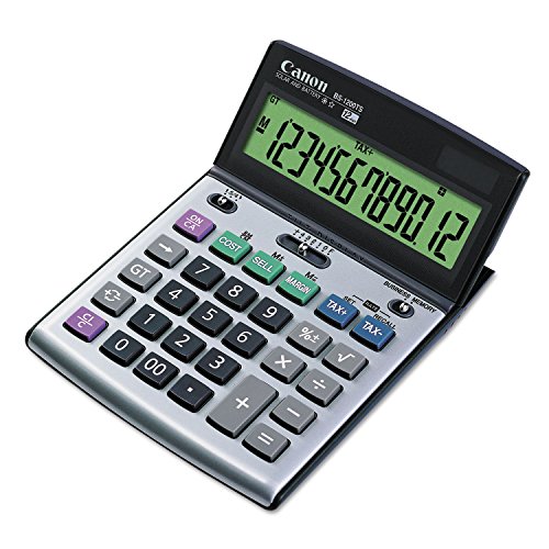 Canon BS-1200TS Desktop Calculator, 12-Digit LCD Display